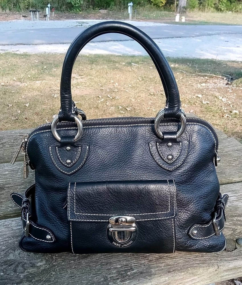Vintage Marc Jacobs tote bag leather medium black