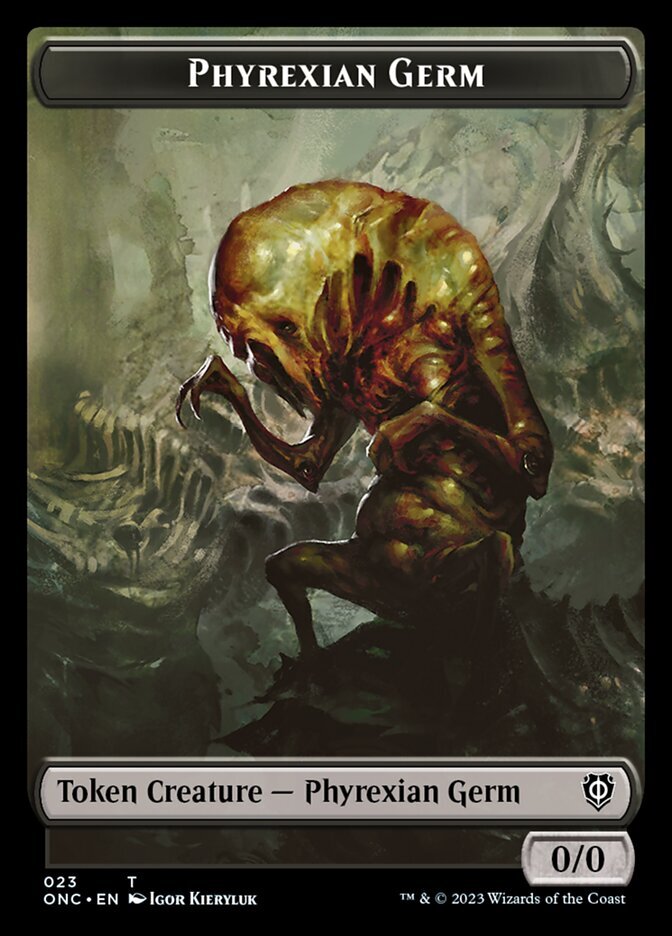 Phyrexian Germ Token (023) Phyrexia: All Will Be One Commander ONC MTG Magic