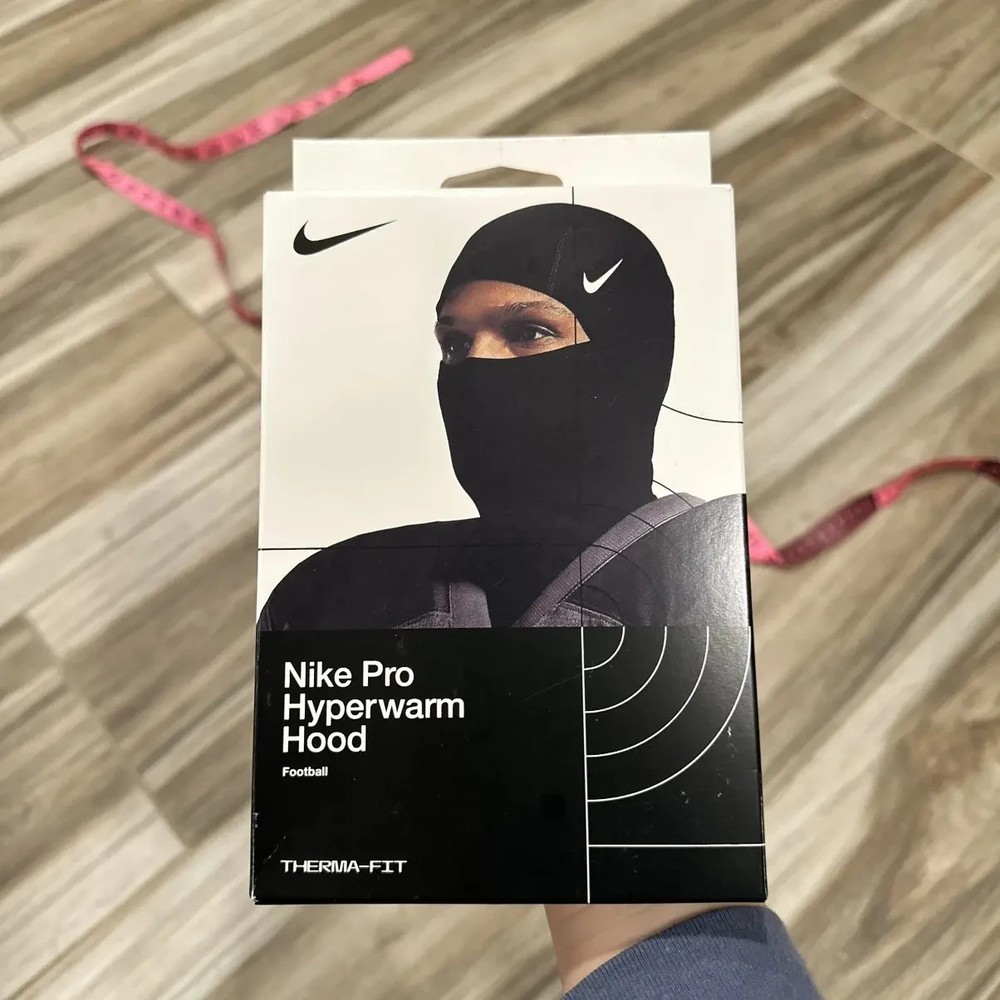 Nike Pro therma-fit hyperwarm hood ski mask black  New in box