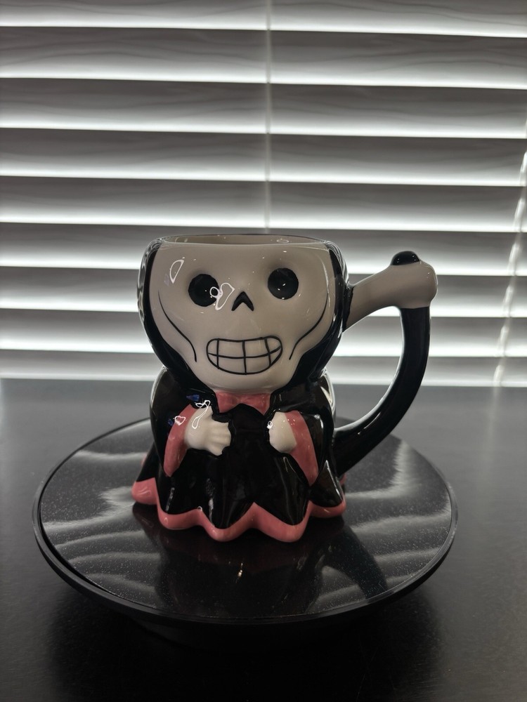 Target 2024 Hyde & Eek Grim Reaper Coffee Tea Stoneware 15 Oz Mug NEW