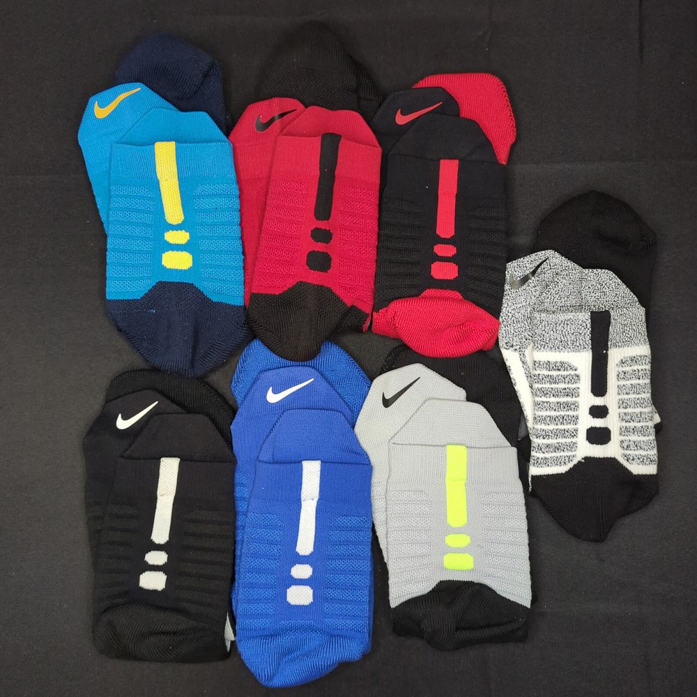 New Nike Hyper Elite Quarter Cut Socks Dri-Fit Basketball Size XL *7 Colors*