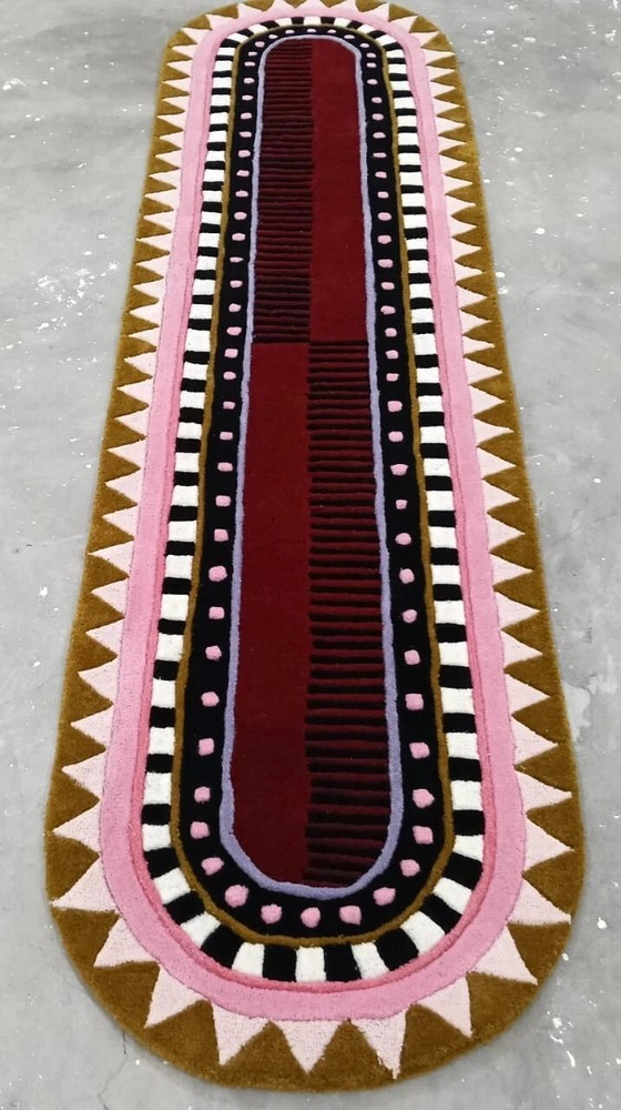 Runner Hand Tufted Rug Traditional Design Handmade Rug Pure 100%Nz Wool Rug