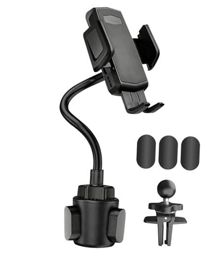Car Cup Holder Phone Mount,Car Accessories 2-in-1 Adjustable Phone Cup Holder