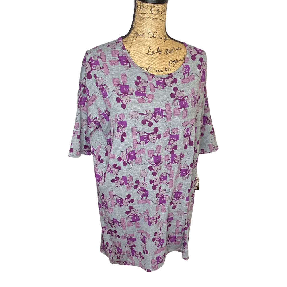 Lularoe Irma Disney Tunic Womens Size Small Multicolor Loose Stretch (1331)