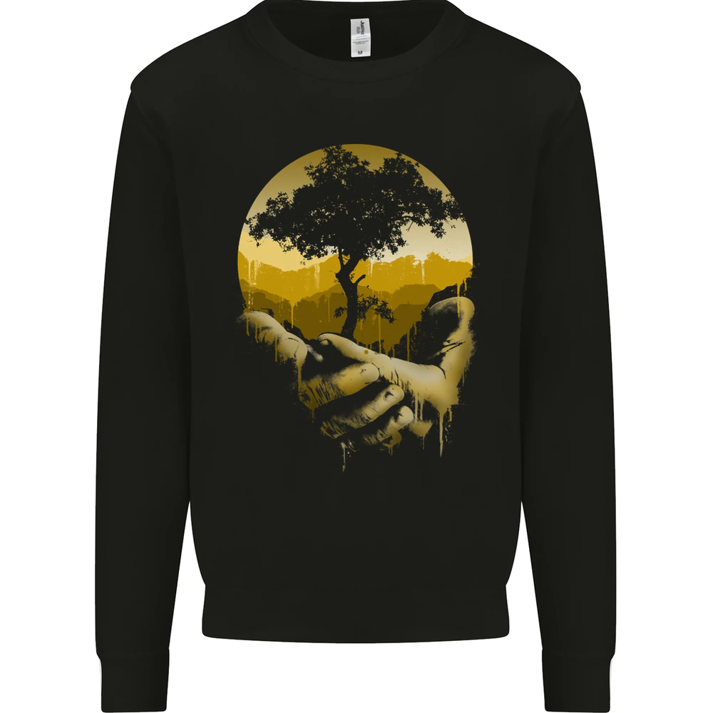 Forsaken Planet Environment Climate Change Mens Sweatshirt Jumper