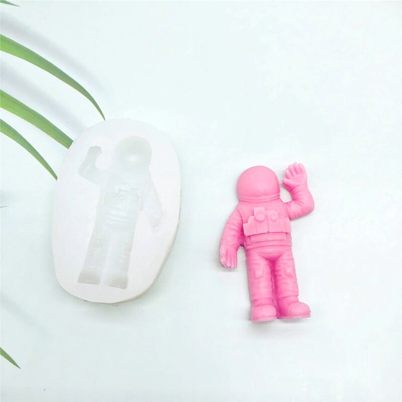 Large 5-Type Astronaut Spaceship Silicone Mold for Resin Jewelry