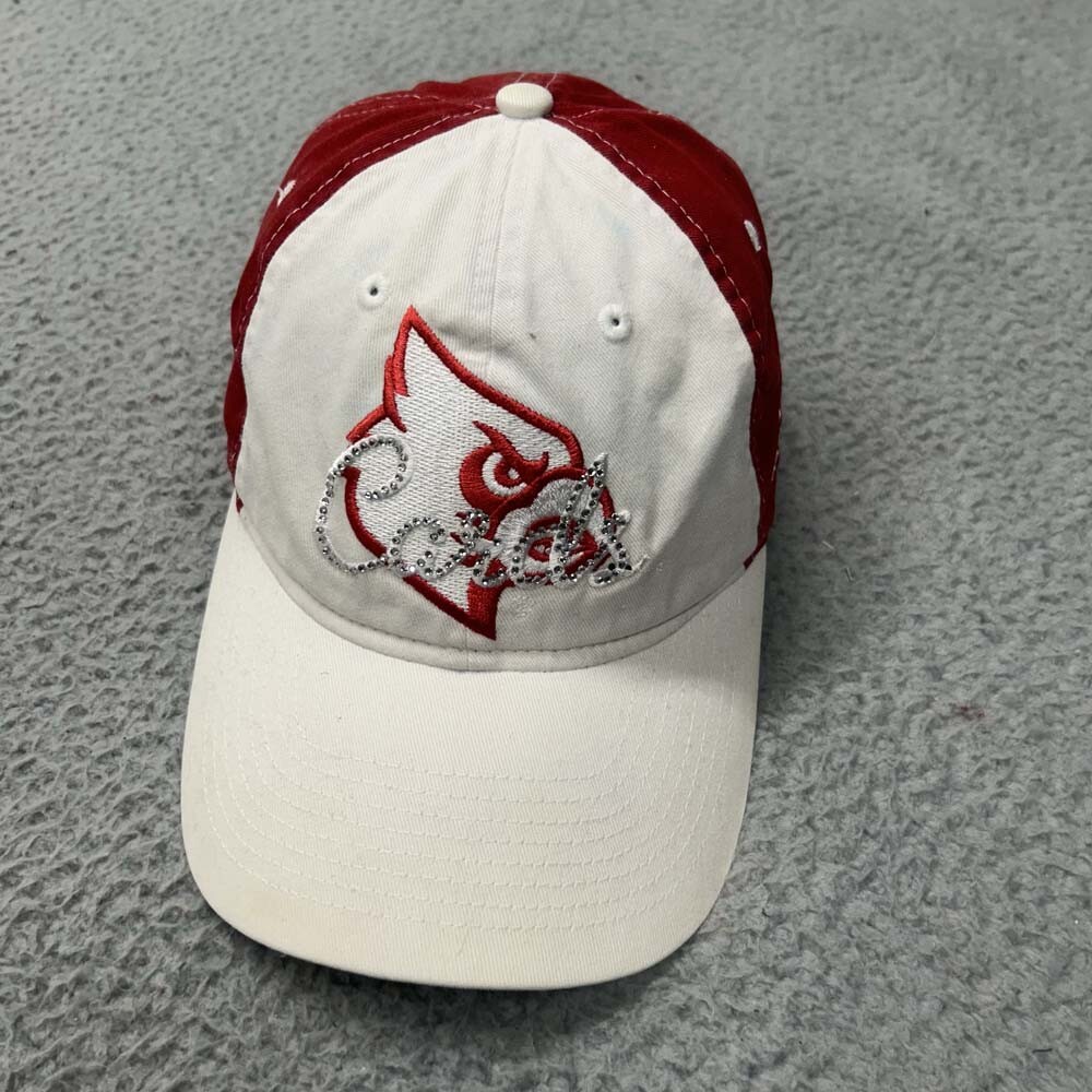 Louisville Cardinals Bling Strapback Cap for Women by Adidas UofL Ville One Size
