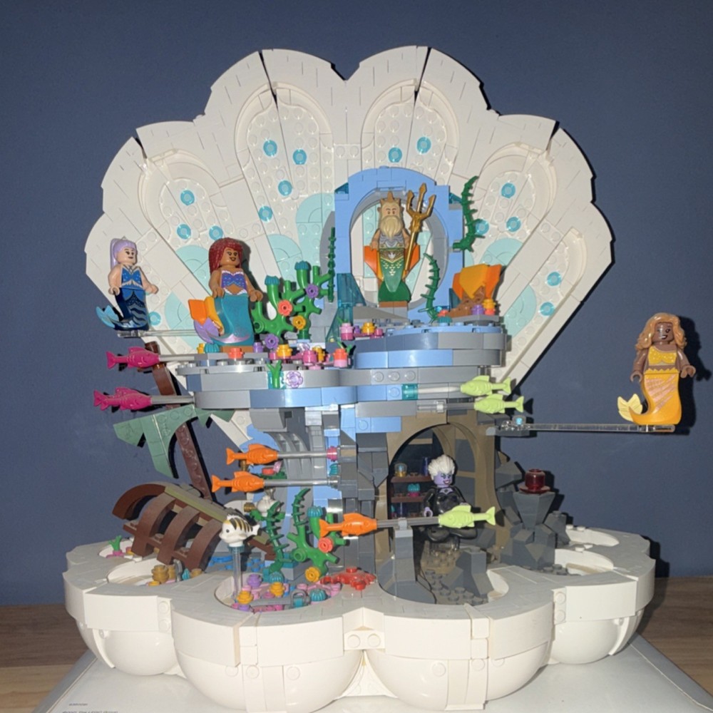 LEGO Disney The Little Mermaid Royal Clamshell 43225 Set 1808pcs w/ Box 18+