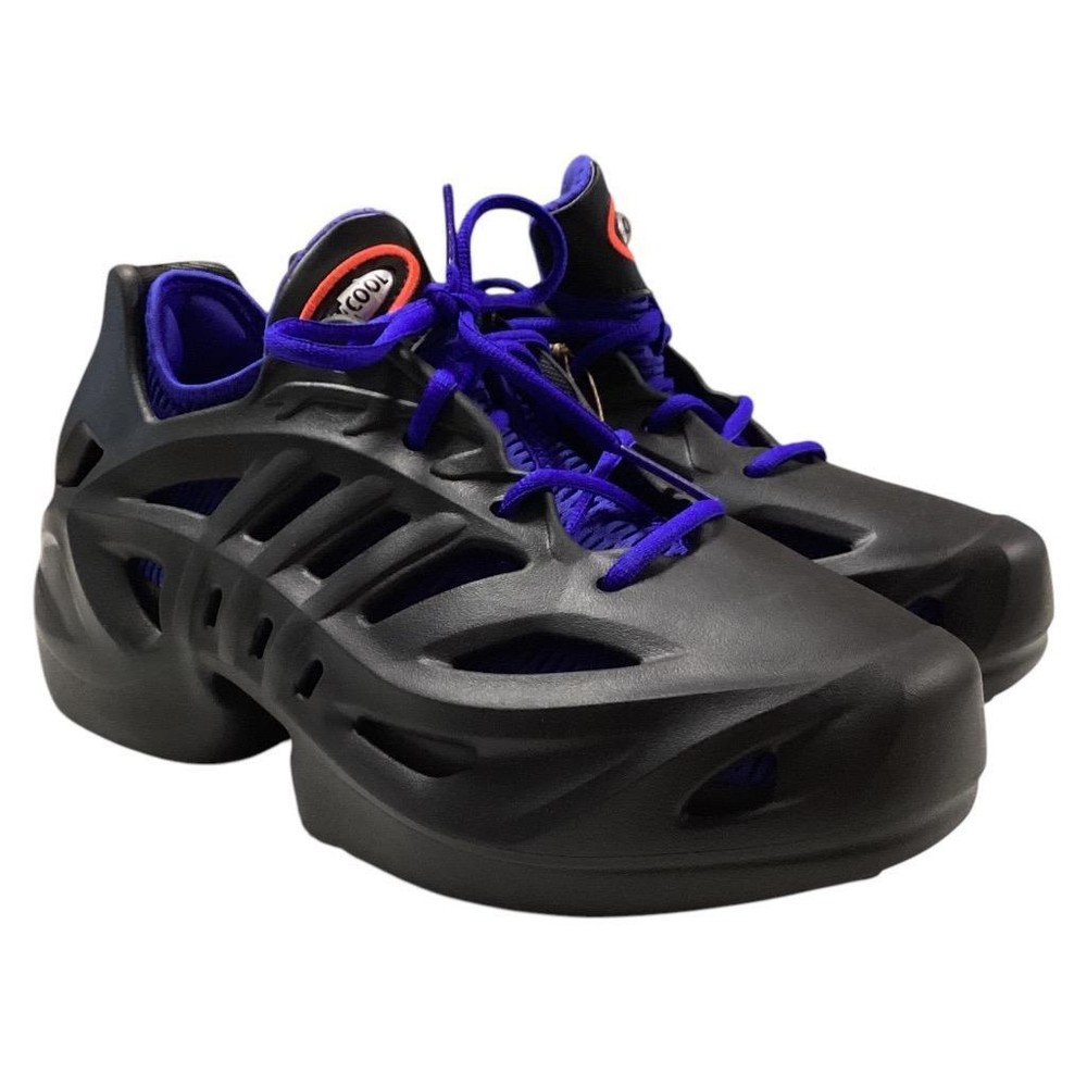 Adidas Sneakers Men 11.5 Black Blue AdiFom ClimaCool J Running Lace Up Shoes NEW