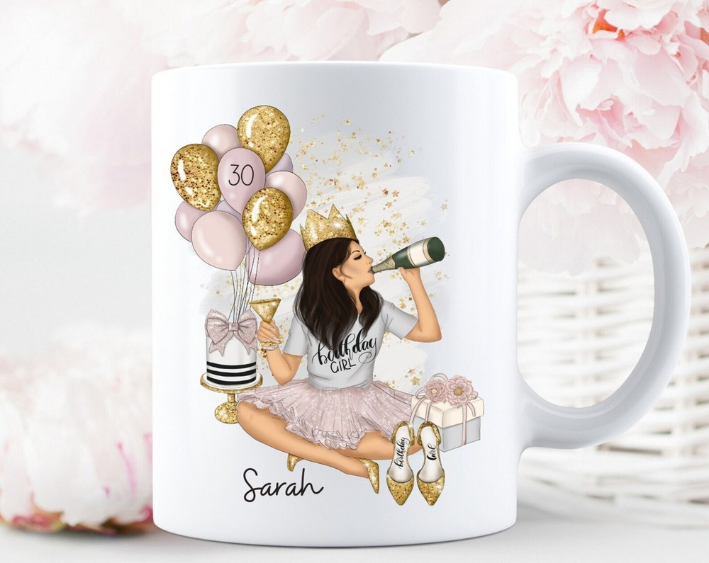Personalized Birthday Mug 30th Birthday Gift Mug Mug For Her 21st