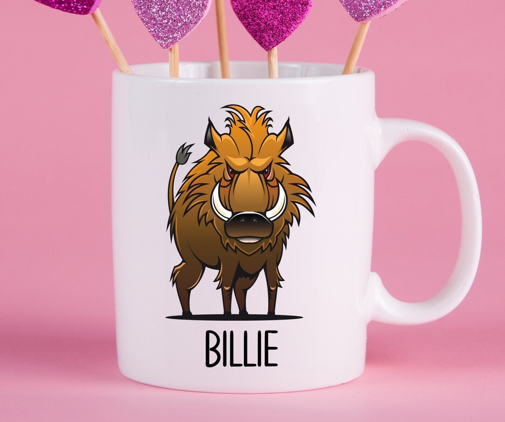 Personalized Warthog Mug Warthog Gift Ideas Warthog Cup Gifts For Warthog Lovers