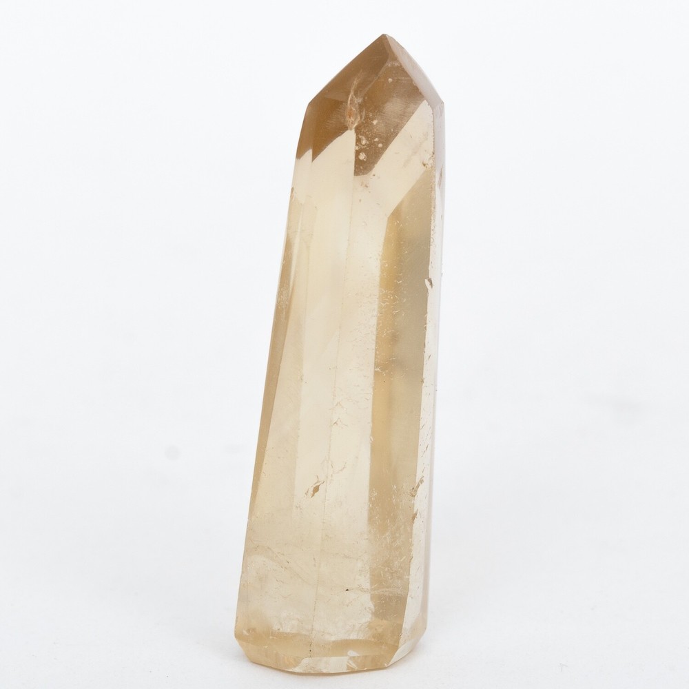 CITRINE crystal polished 0.56 oz chakra stone wand prism #5738T- Madagascar