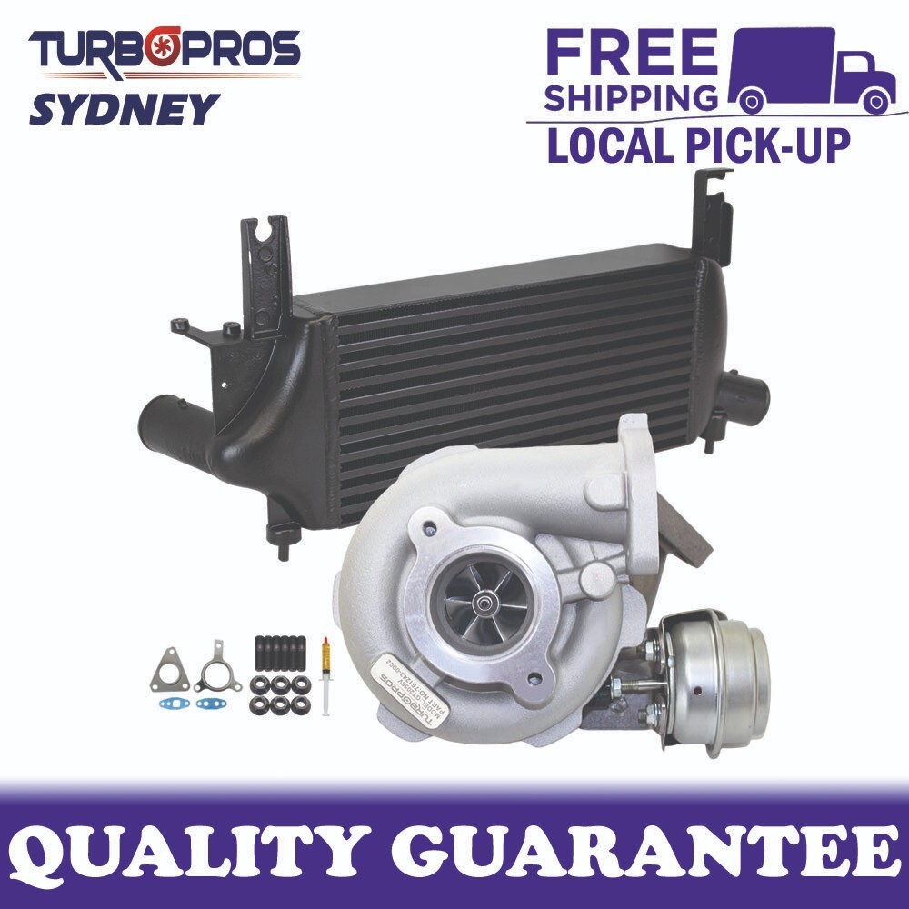 Upgrade Billet Turbo With 75mm Intercooler For Nissan Navara D40 YD25 2.5L 3Bolt