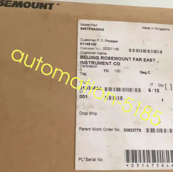 1PCS Rosemount temperature Transmitter 848TFNAS002 Brand new fedex or DHL