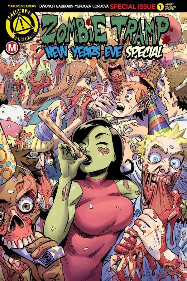 ZOMBIE TRAMP New Year's Eve 2016 Cover E Young Action Lab Entertainment-image