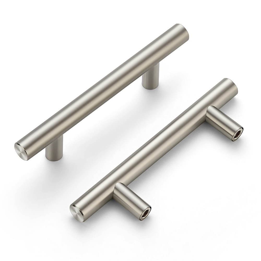 5 Pack 5 Inch Satin Nickel Cabinet Pulls Stainless Steel Kitchen Handles