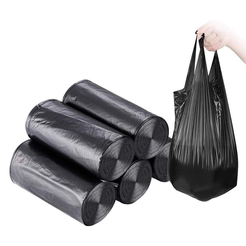 Small Trash Bags,5 Rolls 46x60 Cm 100 PCS 4 Gallon Garbage Bags, For Kitchen Bat