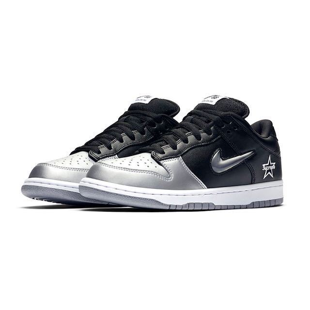 NIKE Dunk Supreme 10.0 US Metallic Silver Limited Edition New with Receipt