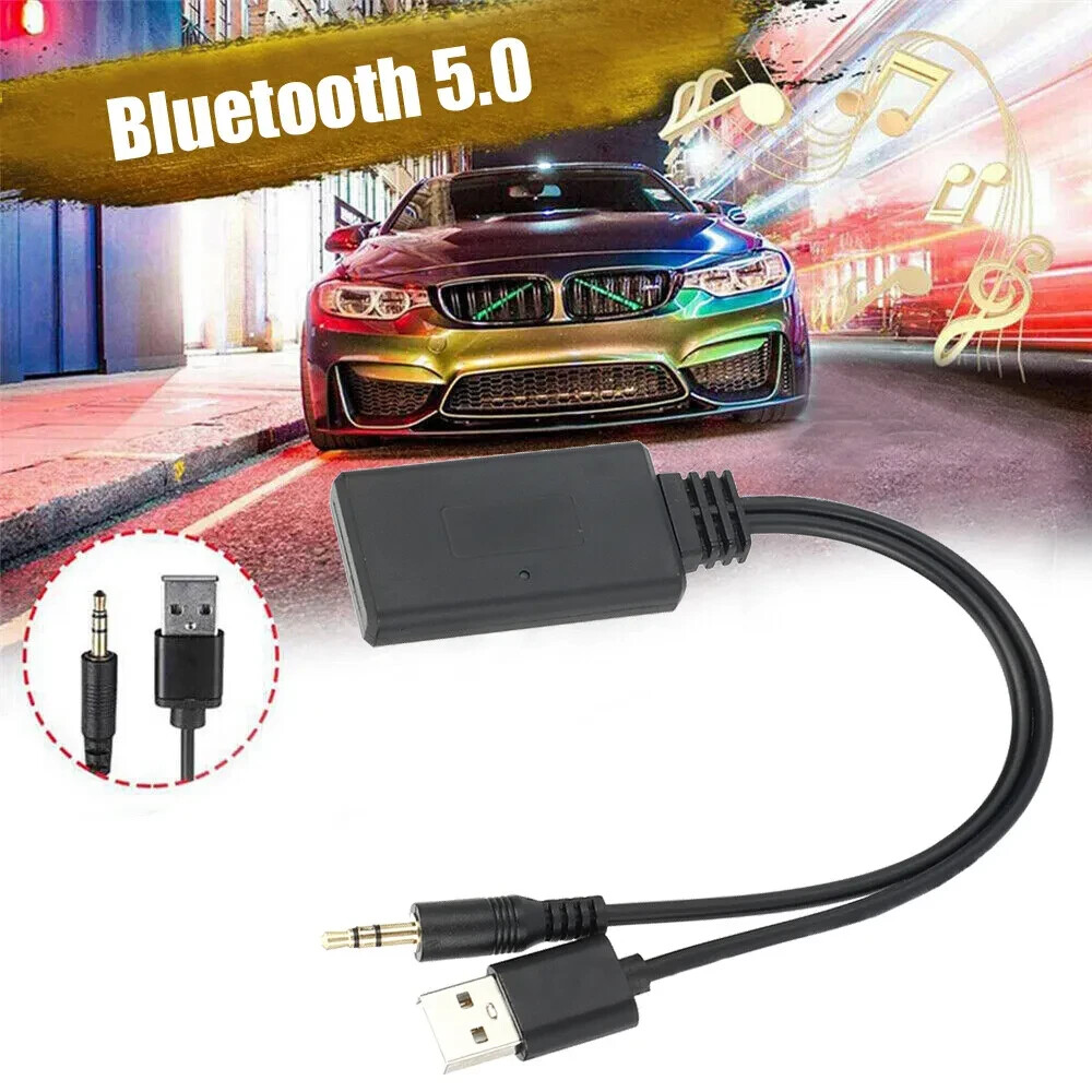 Universal Wireless Bluetooth AUX Audio Receiver Adapter Car Interior Accessories