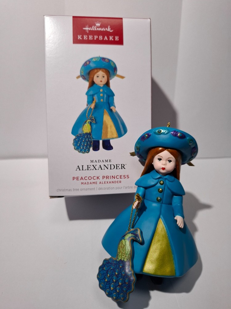 2024 Hallmark Keepsake Peacock Princess Ornament by Madame Alexander NIB