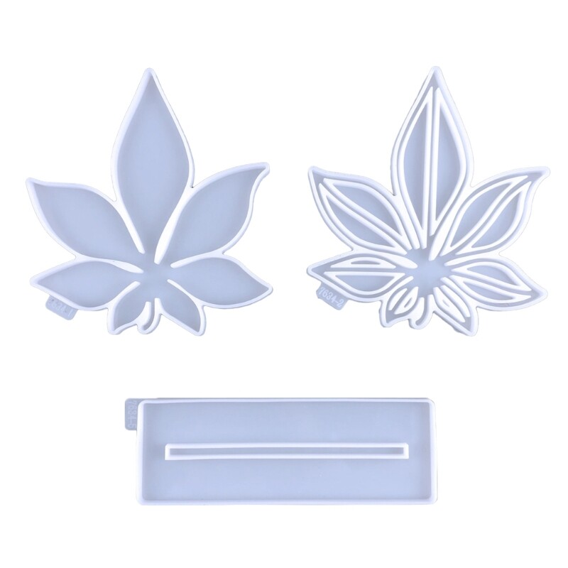 Maple Leaf Silicone Mold for Resin Coasters and Fall Decor
