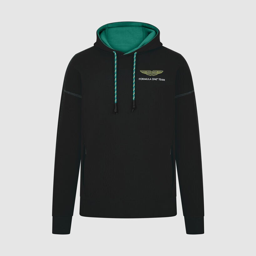 Aston Martin F1 Logo Hoodie Black