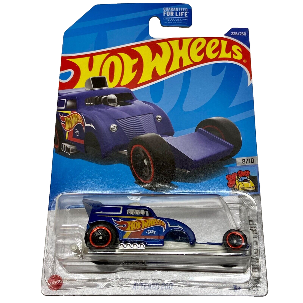 Hot Wheels Altered Ego 226/250 HW Drag Strip 8/10 Blue 1:64 Die-cast Model 2022