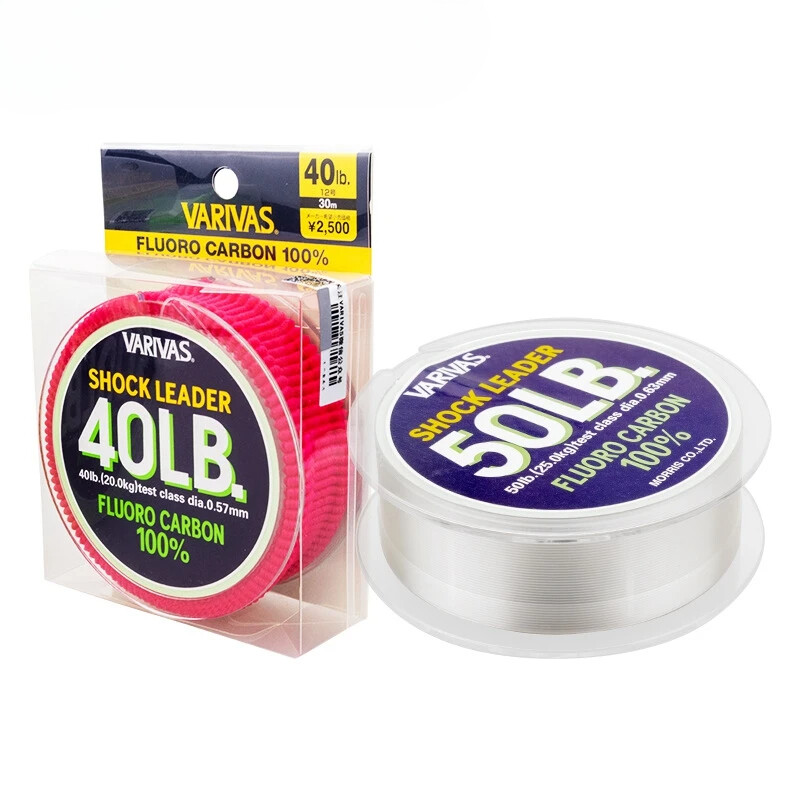 100% FLUOROCARBON Fishing Line #2.5-#40 30M 10LB-130LB SEA Fishing Line New