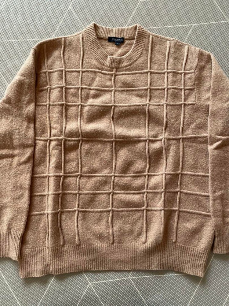 Burberry knit sweater Men's Fashion from Japan