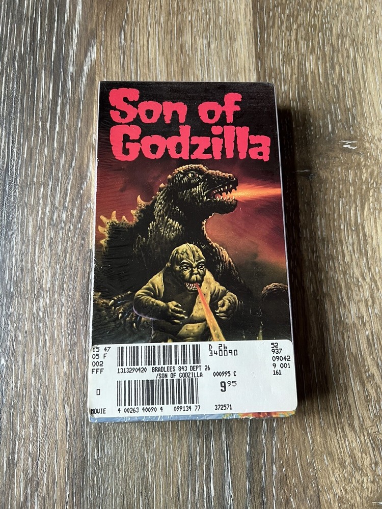 Son of Godzilla 1969 VHS Tape by Video Treasures 1987