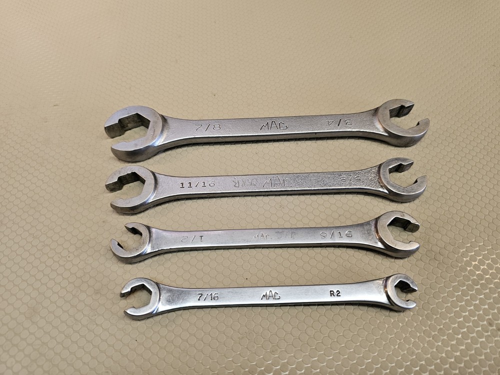 Mac Tools 5-Piece Flare Nut Wrench Set Metric and SAE