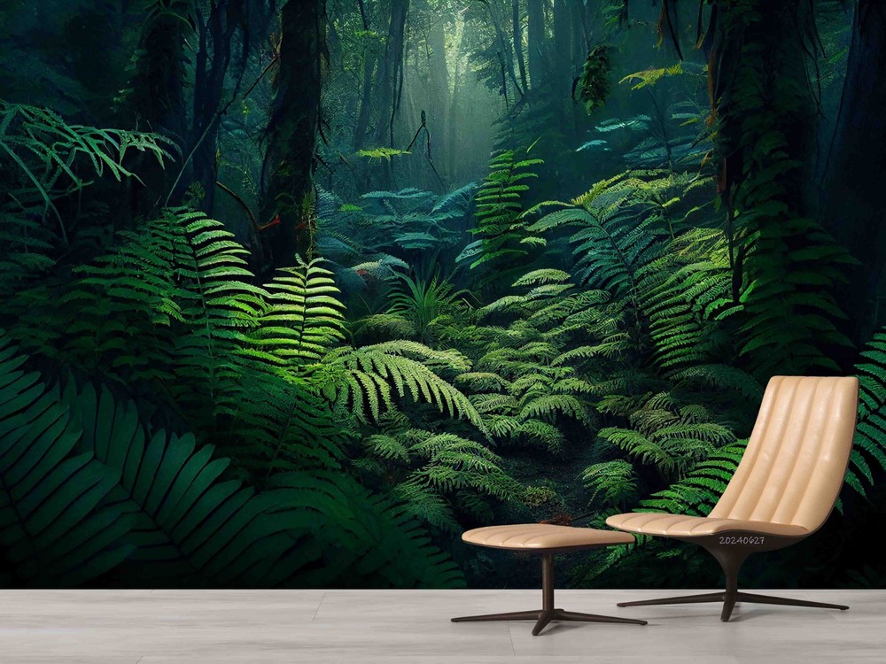 3D Tropical Forest Landscape Wall Murals Wallpaper Murals Wall Sticker 3
