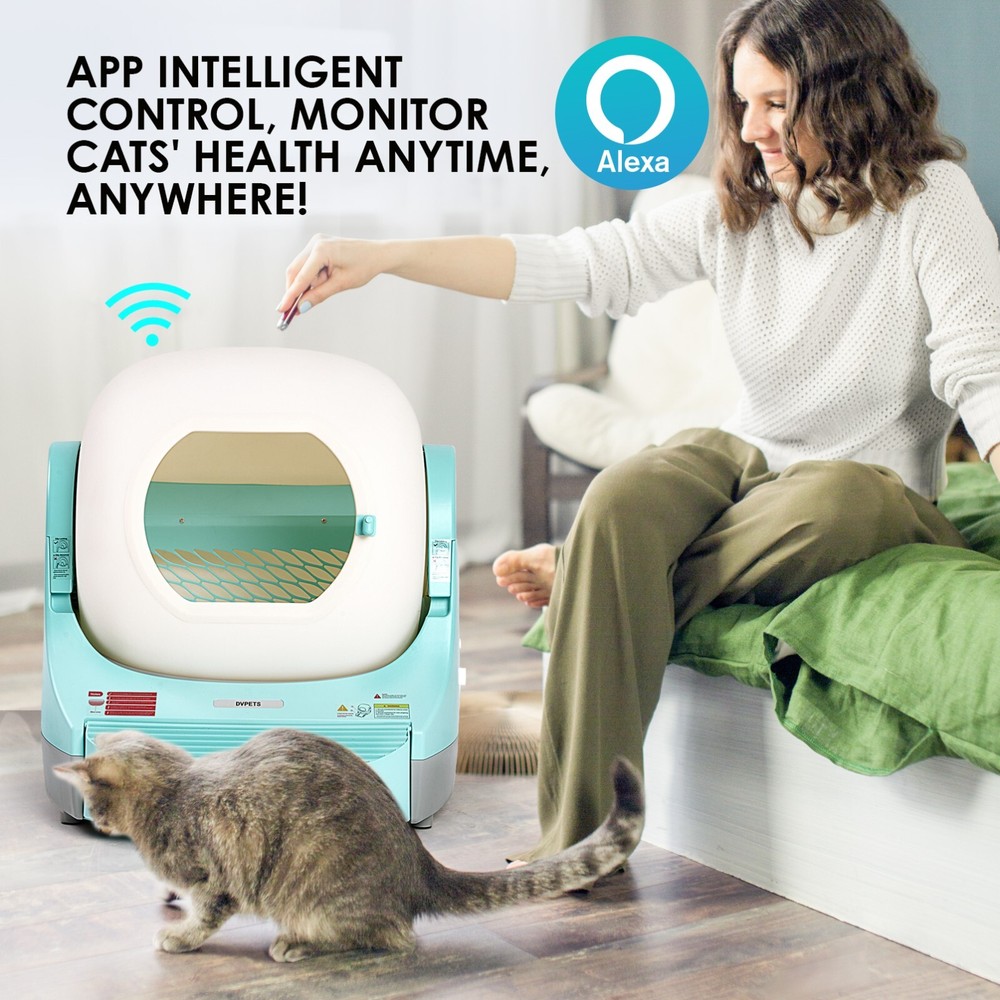 89.5L Automatic Smart Self-Cleaning Cat Litter Box |APPControl