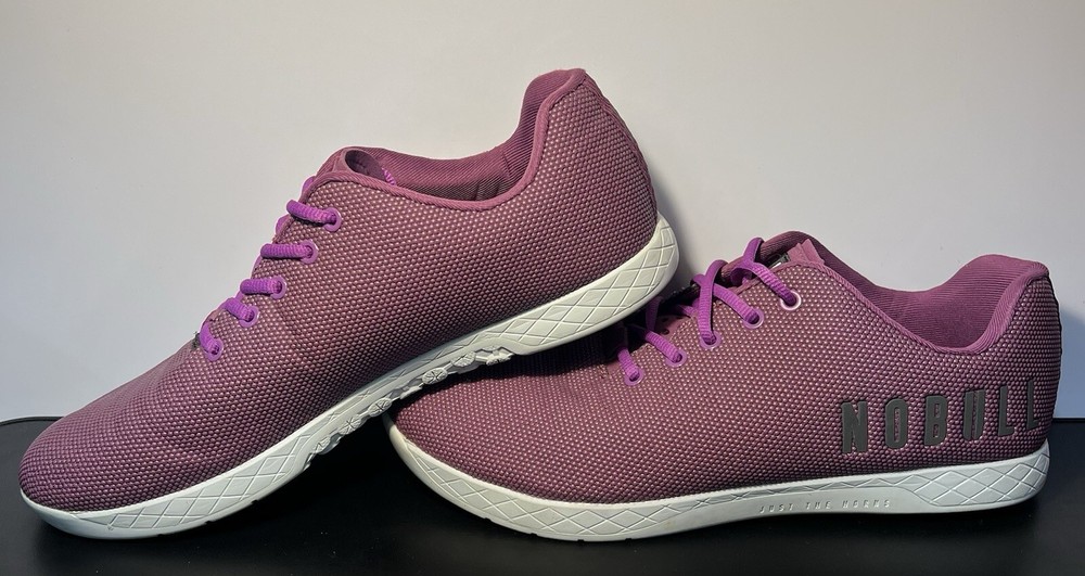 NoBull Trainers Deep Purple Superfabric Shoes Crossfit Low Top Mens Size 14