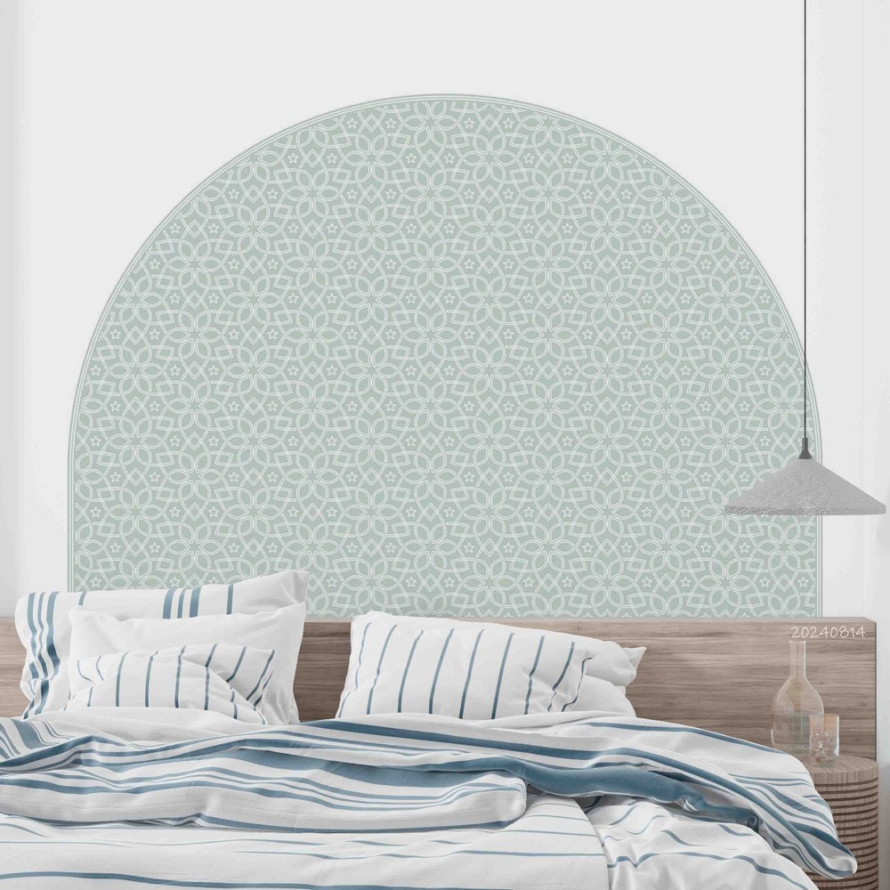 3D Blue Siesta Theme Abstract Texture Wall Murals Wallpaper Murals Wall Sticker