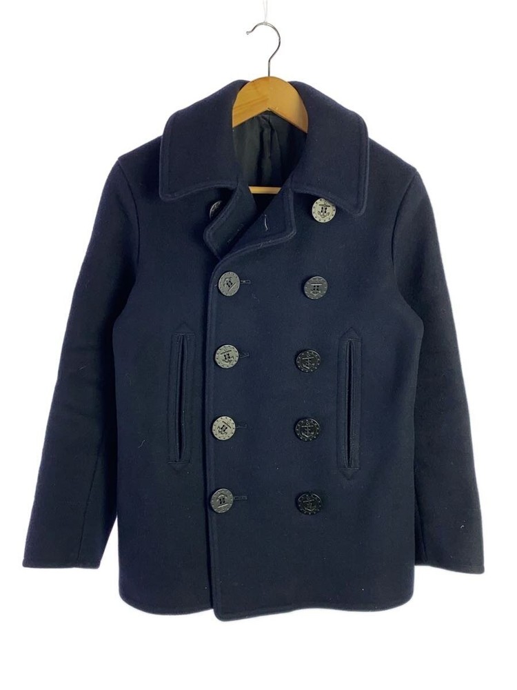 Naval Clothing Factory Peacoat/34/Wool/Nvy/Plain/Br11554 3346