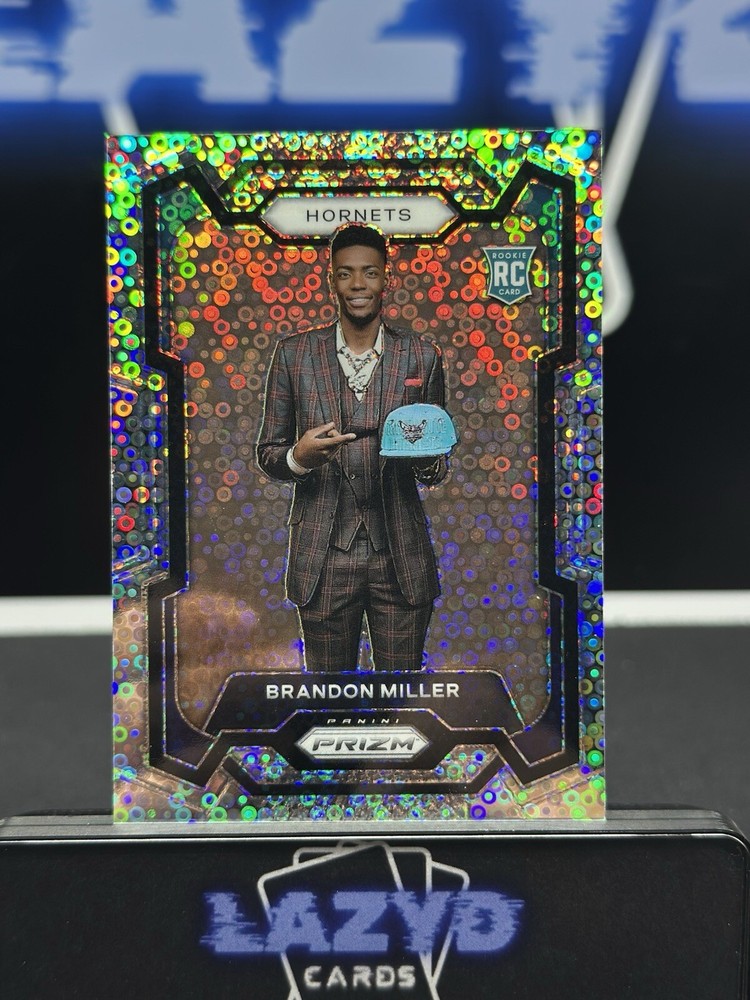 2023-24 Panini Prizm #152 Brandon Miller Silver Fast Break Variation Rookie RC🔥