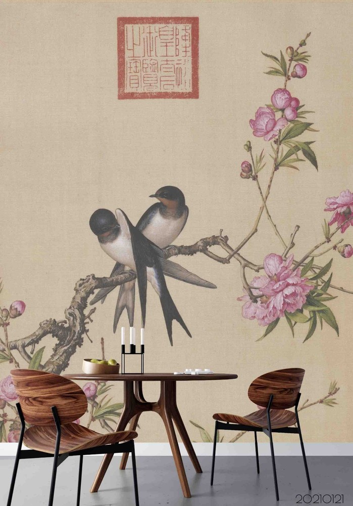 3D Lang Shining Chinese Painting Wall Murals Wallpaper Murals Wall Sticker 11