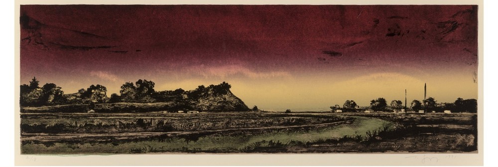 Michael Gregory Backward Glance State I 1991 Signed Lithograph Lt Ed 18