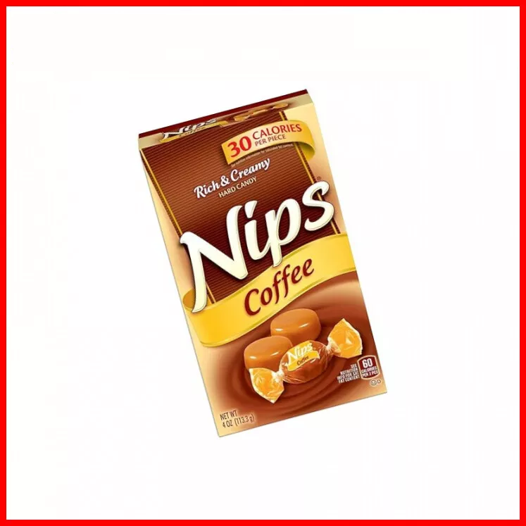 Brachs Coffee Nips Hard Candy 3.25oz Pack of 12