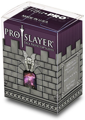 PRO-Slayer Boxed Sleeves (100ct) - Black Cherry Ultra Pro GAMING SUPPLY NEW