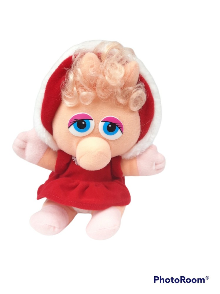 Vintage 1987 McDonald's Christmas Miss Piggy Stuffed 9