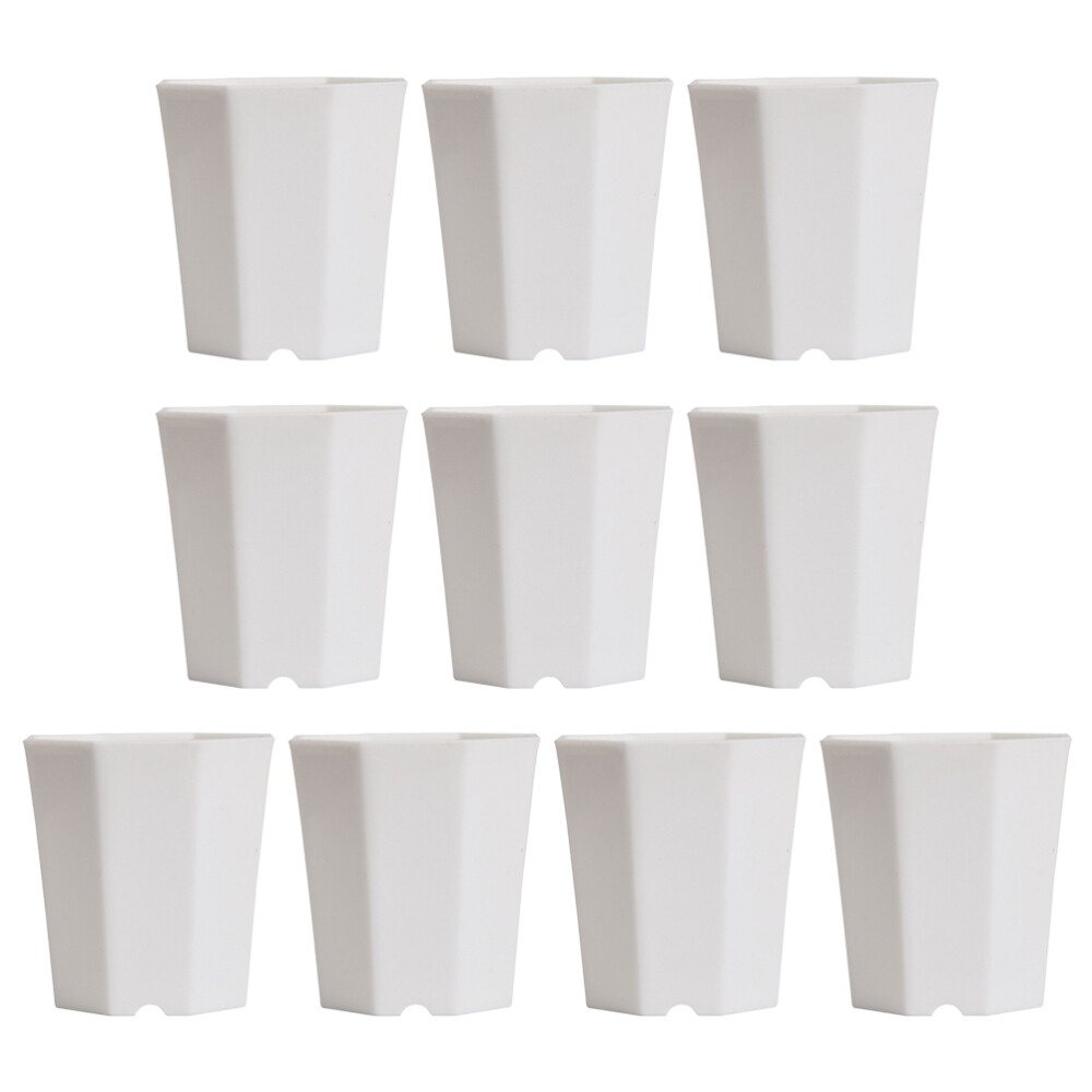 10 Pcs Miniature Succulent Planter Succulent Plant Pots Plastic Flower Planter