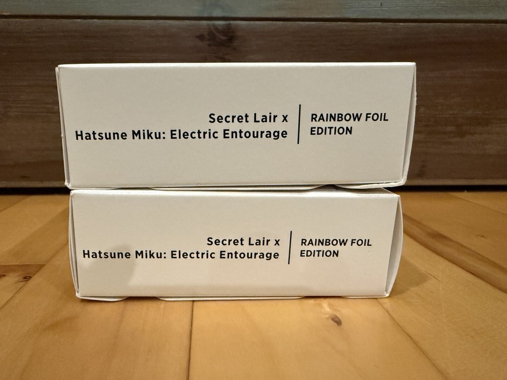 MTG Secret Lair Hatsune Miku Electric Entourage Foil English Japanese Lot Set