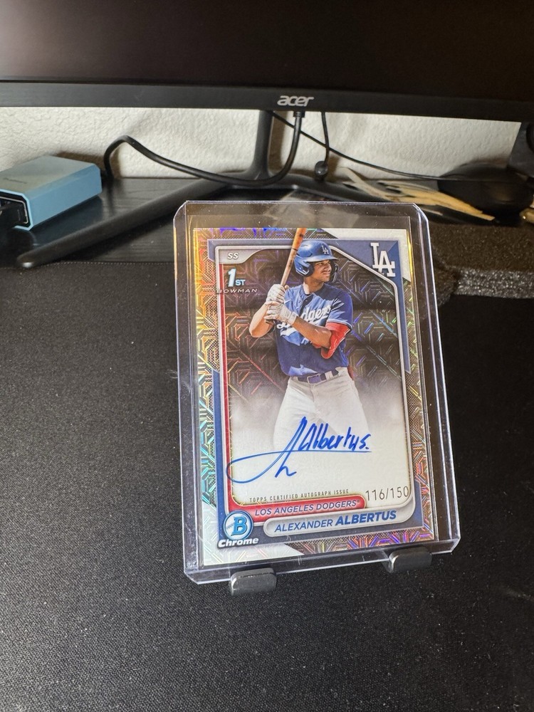 2024 Bowman Chrome- #CPA-AAL Alexander Albertus /150
