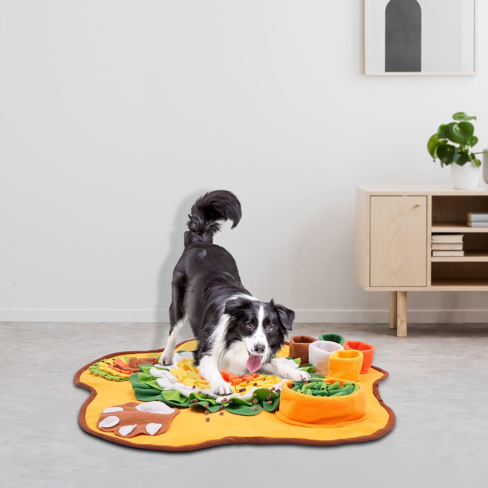 60*60cm Fleece Snuffle Mat Pet Treats Feeding Mat Dog Feeding Mat for Dog Cat