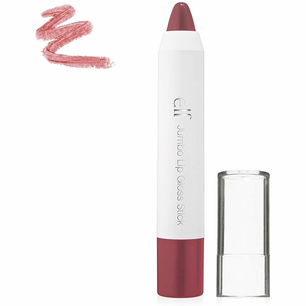 ELF Jumbo Lip Gloss Stick in Sangria Starters - Hydrating Shine & Bold Color