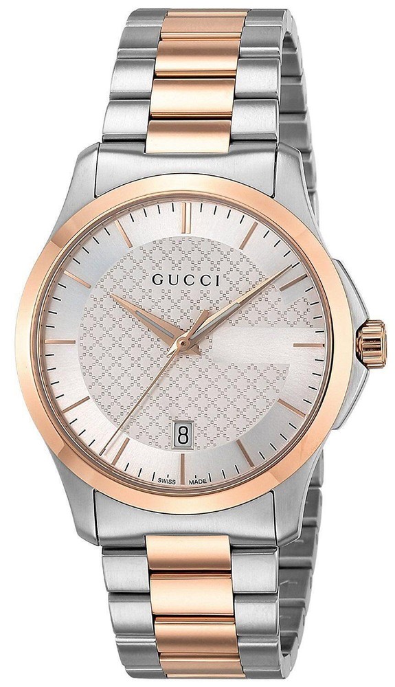Gucci G-Timeless Men's Two-Tone Stainless Steel Watch - YA126473 ($1170 MSRP)