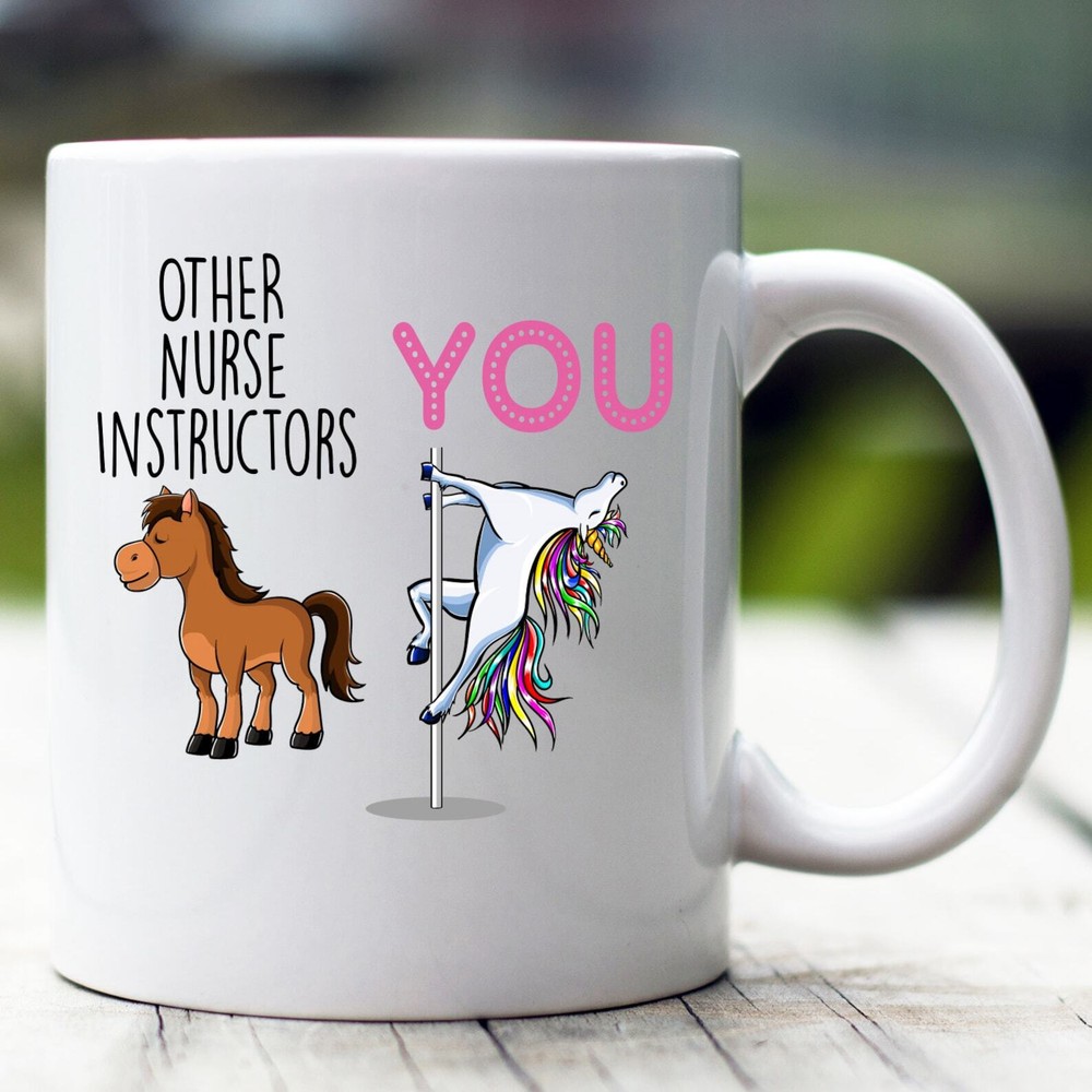 Nurse Instructor Gift Nurse Instructor Mug Nurse Instructor Funny Unicorn Mug Nu