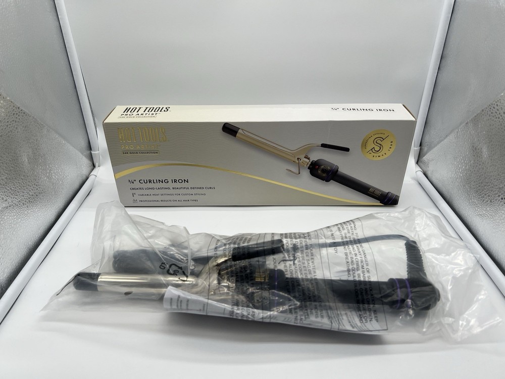 Hot Tools 3/4 Inch Curling Iron for Beginners with Long-Lasting Defined Curls